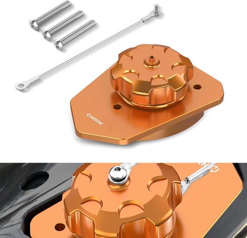 Fuel Filler Neck Gas Tank Cap Kit Compatible with 690 Enduro/R & SMC/R 2019-2023, Fuel Filler Kit with Stainless Steel Tethering Lanyard, Fuel Neck Cap Cover, Black in Saudi Arabia