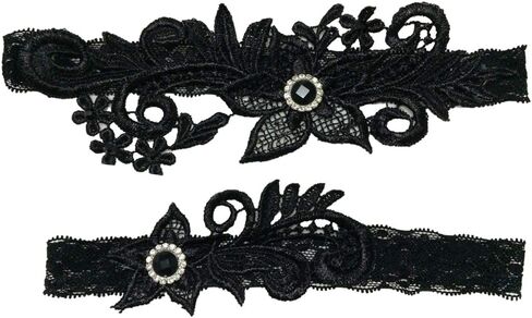 Something Blue for Bride on Wedding Garter Set Lace Wedding Garter for Bride Garter Belt Set 2 Pcs in Saudi Arabia