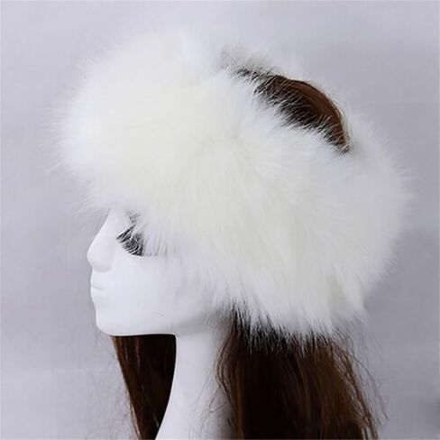 Women's Faux Fur Hats Ladies Russian Cossack Style Winter Caps in Kuwait