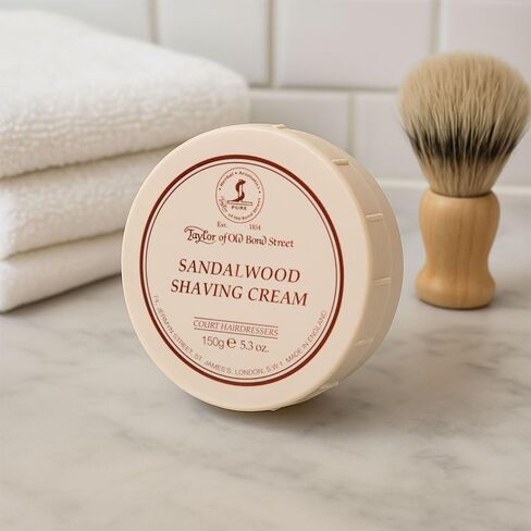 Taylor of Old Bond Street Sandalwood Shaving Cream Bowl, 5.3-Ounce in Kuwait