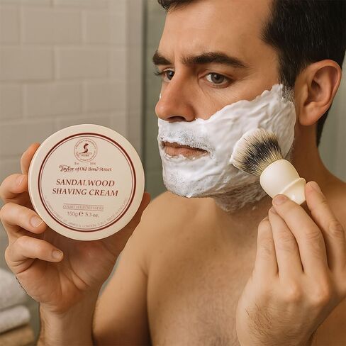 Taylor of Old Bond Street Sandalwood Shaving Cream Bowl, 5.3-Ounce in Kuwait