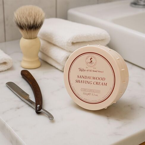 Taylor of Old Bond Street Sandalwood Shaving Cream Bowl, 5.3-Ounce in Kuwait
