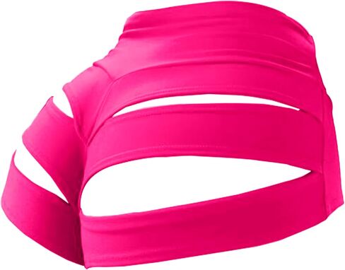 Women Sexy Cutout Underwear Retro Sports Yoga Booty Shorts Club Dance Night Wear in Kuwait