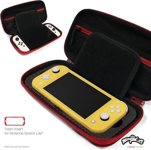 حقيبة حمل واقية للسفر بغطاء صلب من مادة EVA بإصدار محدود من Hyperkin - مرخصة رسميًا - لطراز Nintendo Switch® OLED/Nintendo Switch Lite®/Nintendo Switch® (Ladybug) in Kuwait