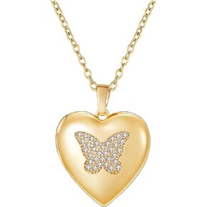 قلادة Love Love Love Silver Gold Locklace التي تحتوي على صور 14 كيلو بايت مطلي بالذهب.