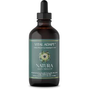 منتجات Natura Health Complement Adapt Adapt Adapt - Daily Conoughinic Tonic لدعم وظيفة الغدد الصماء - يضم Rhodiola ، Ashwagandha ، Cordyceps ، Reishi (60 Capsules)