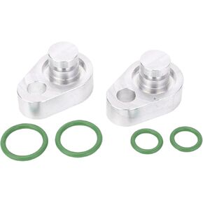 Rear AC Block Off Kit Rubber Aluminum AC Elimination Efficient for 2010-2018 Vehicles
