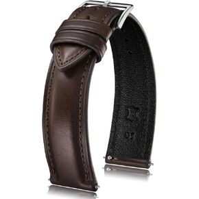 Getalia Leater Leather Watch Band ، Top Grain Grain Leature Leather Wax Vintage Wax ، 18mm 19mm 20mm 21mm 22mm relect relect regraps للرجال والنساء ، سميكة وناعمة