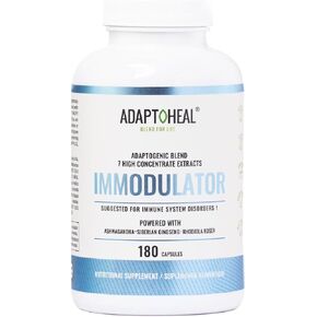 Indimodor - مكملات التكيف للرفاهية ، مع الجينسنغ ، آشواغاندا ، فطر ريشي - يدعم استجابة الإجهاد وتوازن المزاج ووظيفة الجهاز المناعي (90 كبسولة/700 ملغ)