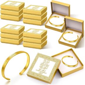 Eid Al Adha Ayatul Kursi Bracelets Bulk for Women Men Eid Mubarak Bracelets Gift Islamic Muslim Jewelry Allah Open Bangle Arabic Calligraphy Cuff Bangle with Box for Islam Party Favor