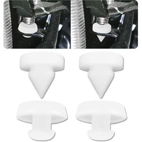 4PCS Brake Pedal Stop Pad of OEM# 46505-SA5-000,Brake Switch Stopper of Multi-Style Compatible with Acura Honda,Standard Brake Light Switch Stopper Tool Kit of Car Accessories