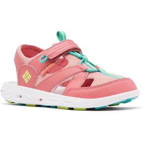 Columbia Youth Techsun Wave Sandal, Wild Salmon/Voltage, 6