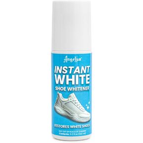 Angelus Instant Shine Liquid Shoe Polish White 3.3oz | Applicator Included