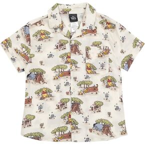 Disney Winnie The Pooh Button Down Shirt Infant to Big Kid Sizes (12 Months - 10-12)