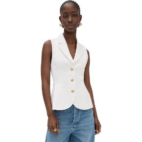 alice + olivia Women's Sammie Sculpted Blazer Vest