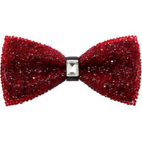Sequin Bow Tie for Men Sparkly Mens Bow Tie Adjustable Pre-Tied Bowtie for Wedding Party Banquet Graduation Leisure
