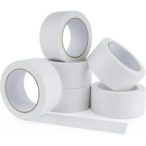 Lichamp Bulk 6 Pack Double Sided Carpet Tape for Hardwood Floors, 2 inch Wide by 11 Yards Carpet Tape for Area Rugs On Carpet Stickers Rug Gripper Tapes