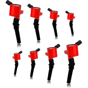 Marsram Ignition Coil Pack DG508 & Spark Plugs SP479 Double Iridium for 2000 2001 2002 2003 2004 2005 2006 2007 2008 Ford F150 F250 F350 Lincoln Town Mercury 1998-2011 DG457 SP493 4.6L 5.4L V8