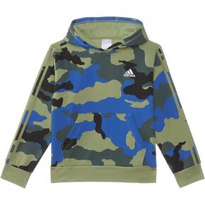 adidas Boys' AOP France Camo Hooded Pullover (Big Kid)