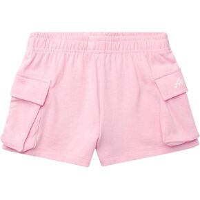 AEROPOSTALE Girls' Fleece Cargo Shorts - Soft Stylish Casual Active Shorts with Elastic Waist and Side Pockets (Sizes: 7-16) in Kuwait