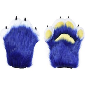 Furry Paws Claw Gloves for Fursuit Feet - Ideal for Cosplay,Fursuit accessories and Furry Costume Parties
