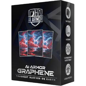 MTG (Izzet Blue/Red Storm) - أكمام فنية لبطاقات TCG غير لامعة 100 قيراط من Ai Armor