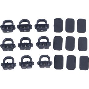 DZ97903 Tie Down Anchor Compatible with Chevrolet Silverado 1500 2500 HD 3500 HD 2007-2018 for GMC Sierra 1500 2500 HD 3500 HD 2007-2018 (9 PCS)
