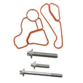 AMCC Engine OIL COOLER GASKET SET STELT POLTS POLTESS PROCENTER (5pcs) مناسبة لـ BMW جميع الطرز E60 E90 F18 F30 N20 N52 N54 N55 مجموعة مرشح زيت المحرك مجموعة من ： 11428637820 و 11428637821