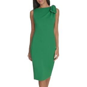 Calvin Klein Women's Sheath Event Party Knee Length Dress