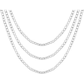 قلادات ذات طبقة فضية للنساء ، 925 Sterling Silver Flaged Choker Necklace Cacklace ، مجموعة مرن