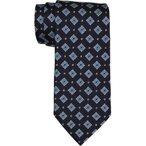 Ermenegildo Zegna Navy Medallion Tie