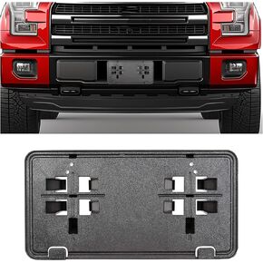 ECOTRIC Front License Plate Bracket Compatible with 2015-2017 Ford F-150 F150 Replacement for FL3Z-17A385-B FO1068166 FO1068165