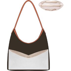 Purse Organizer Insert Compatible with Goyard Bohème Hobo Bag,Upgraded Lightweight Water-Resistant Dupont Paper Bag inner Shaper for Luxury Hobo Bags(White)