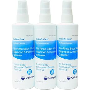 Coloplast Bedside-Care Body Wash Spray, 1762, Scented, Rinse-Free, 8 oz (Pack of 3)