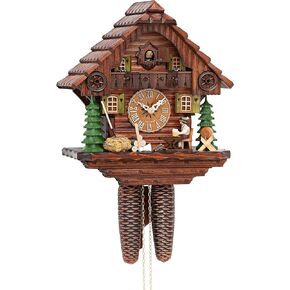 Hekas Cuckoo Clock House Black Forest House مع شارب بيرة متحرك KA 879