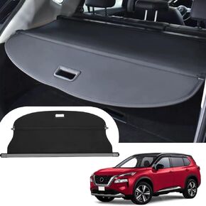Cargo Cover fit for Nissan Rogue 2021 2022 2023 2024 for Retractable Trunk Rear Security Cover Shielding Shade with Nissan Rogue 2021-2024 Trunk Cover,Trunk Security Shade