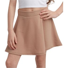 Sweet Hearts Girls Skater Skirt - High Waist Stretch Flare Pleated Mini Uniform Skirts for Girls: Made in USA (Sizes: 5-18)