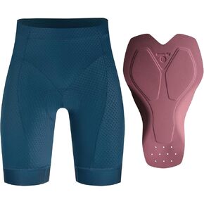 شورتات ركوب الدراجات Ykywbike للنساء 4D شورت الدراجة المبطنة للمرأة نساء السيطرة على راكب الدراجة النارية القصير في صالة الألعاب الرياضية بتجريب قصيرة in Kuwait
