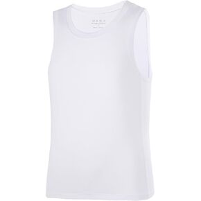 Boys Compression Tank Tops Athletic Quick Dry Sleeveless Undershirts, Soft Tagless Base Layer Shirt for Youth Kids