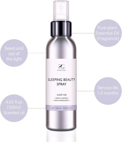 Pillow Ritual Aromatic, Calming and Relaxing Pillow Mist, Linen and Fabric Spray, Infused with Natural Essential Oils 4.05 oz in Kuwait