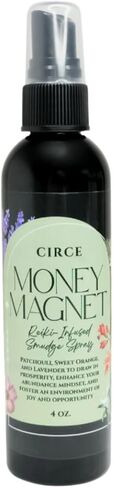 رذاذ Money Magnet Smudge - بديل خالٍ من التدخين الطبيعية بنسبة 100 ٪ لجذب الوفرة والازدهار والفرص - الباتشولي ، مزيج البرتقال الحلو والمرر - الثروة ، النجاح ، الرعاية الذاتية ، الهدية - 4 أوقية in Kuwait
