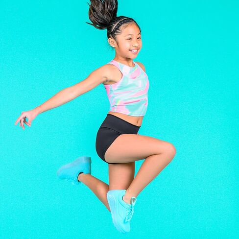 Destira Girls Dance Crop Tank Top, Super Soft Athletic Top, Ideal for Gymnastics, Yoga, Workouts, Running in Saudi Arabia