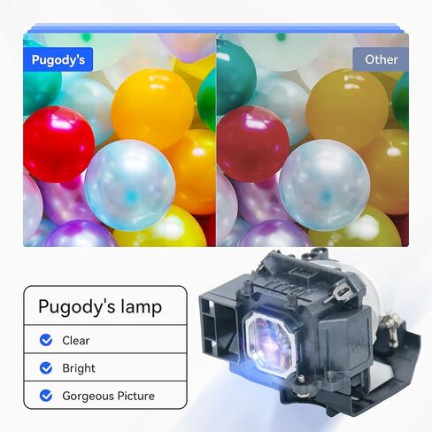 NP14LP 60002852/LV-LP32 4330B001 Replacement Projector Lamp Bulb for NEC NP305 NP305G NP310 NP405 NP405G NP410 NP410G NP410+ NP510 NP510G NP510EDU Cannon LV-7280 7285 7380 with Housing in Saudi Arabia