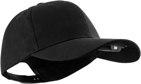 LED Hat Light - POWERCAP Baseball Cap with Light Built in - LED Cap Visor Light with Bright Headlight and IPX4 Rating in Kuwait