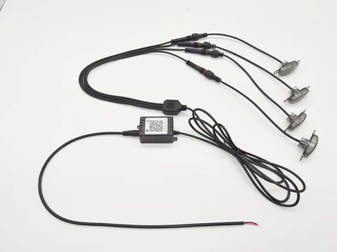 APP Controls Decorative Musical Rhythm Neon Light Strip Set for Car, Pickup Truck, Van, SUV (1to4 app Controls Dreamy Atmosphere Light Strips) in Saudi Arabia
