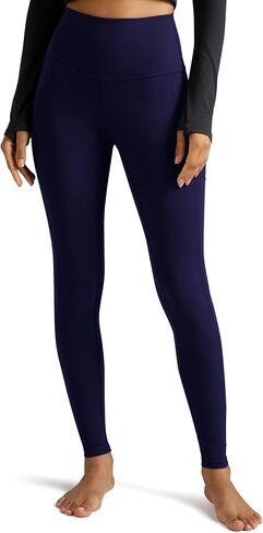 Colorfulkoala Women's High Waisted Leggings 28" Inseam Full Length Workout Yoga Pants with Pockets in Saudi Arabia