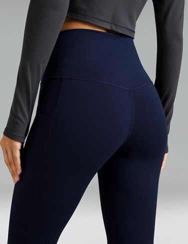 Colorfulkoala Women's High Waisted Leggings 28" Inseam Full Length Workout Yoga Pants with Pockets in Saudi Arabia