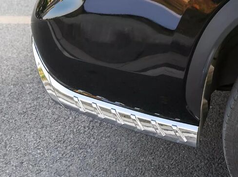 ANUNFRRE Car Accessories Fit for Toyota Highlander 2020 2021 2022 2023 Rear Bumper Corner Protection Decoration Strip Guard Plate Cover Trim (Chrome Silver) ABS 2 PCS in Saudi Arabia