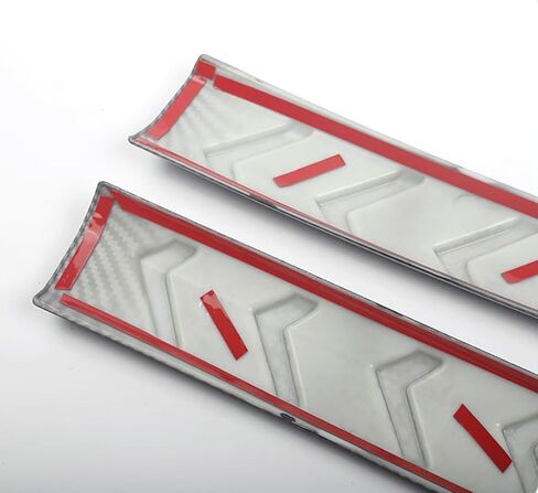 ANUNFRRE Car Accessories Fit for Toyota Highlander 2020 2021 2022 2023 Rear Bumper Corner Protection Decoration Strip Guard Plate Cover Trim (Chrome Silver) ABS 2 PCS in Saudi Arabia