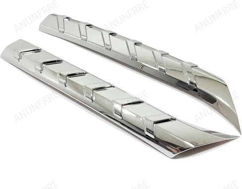 ANUNFRRE Car Accessories Fit for Toyota Highlander 2020 2021 2022 2023 Rear Bumper Corner Protection Decoration Strip Guard Plate Cover Trim (Chrome Silver) ABS 2 PCS in Saudi Arabia
